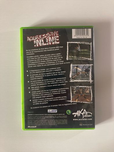 Aggressive Inline Xbox Complete with Manual Tested & Working