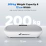 Powerful Vibration Plate Exercise Machine for Weight Loss and Shaping, 13 mm Large Amplitude, 200 kg Weight Capacity, Silicone Pedal, Built-in Bluetooth Speaker Image 7