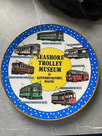 Seashore Trolley Museum Plate