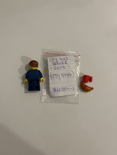Lego City Bus Driver minifigure