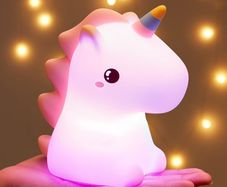 Night Light Kids Unicorn Gifts for Girls, 16 Colours Baby Night Light Newborn Night Lamp, Battery Night Light Baby Girl Gift Nightlight for Babies, Unicorn Gifts Kawaii Bedroom Nursery Cute Room Decor