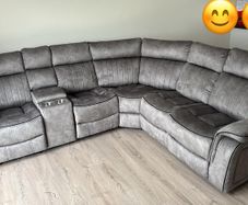 New Sand Electric Recliner Sofa