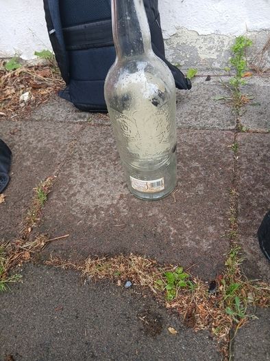 vintage vodka bottle