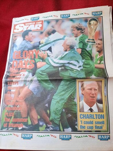 Italia 1990 - The Star 1990 - Post World Cup Supplement celebrating Ireland's achievement
