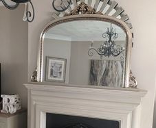 mirror ,Gold tone