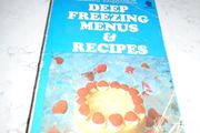 Vintage Deep Freezing Menus &amp; Recipes Book for Sale
