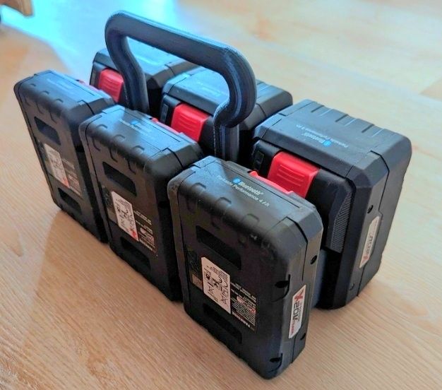20v Parkside lidl battery holder / carrier 3d printed DeWalt Makita Bosch Milwaukee