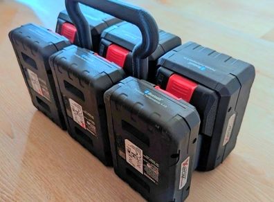 20v Parkside lidl battery holder / carrier 3d printed DeWalt Makita Bosch Milwaukee