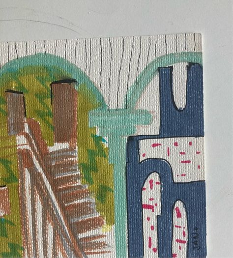 Original art Marrakech Drawing contemporary Irish Art abstract painting