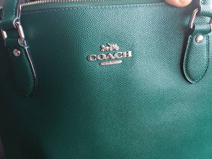 Coach tote bag emerald green