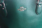 Coach tote bag emerald green