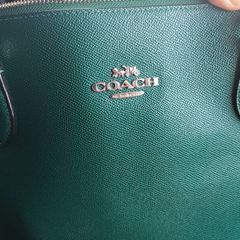 Coach tote bag emerald green