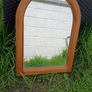 Arch Shape Pine Mirror Image 3