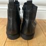 Black Zara leather boots Image 4
