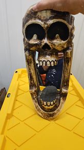 skull mirror