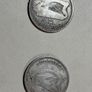 Pair 1928 Eire Free State 1 shilling Image 7