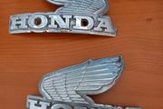 Old and Rare Honda motorcycle emblems Badges Rare  mid 70s mid 80s