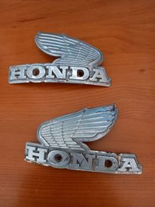 Old and Rare Honda motorcycle emblems Badges Rare  mid 70s mid 80s