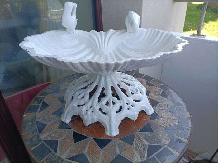Bird Bath Cast Iron