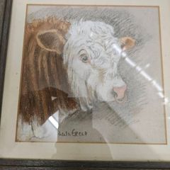 cattle art work  by Sheila green