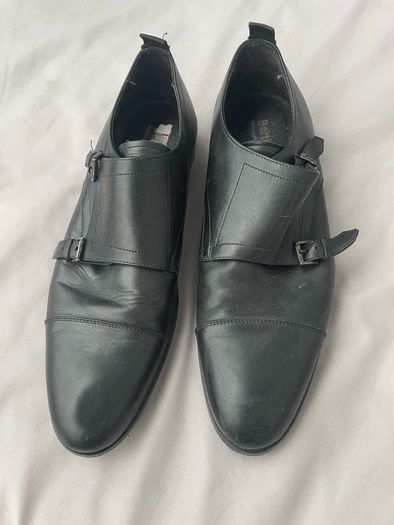 Italian    leather  Men's shoes