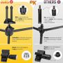 Tripod Boom Sheet Microphone Stand Universal Metal Gooseneck Mic Stand, for Performance Singing Speech Wedding Stage and Outdoor (FREE POSTAGE) Image 3