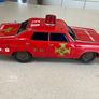 Vintage Tin Battery operated Fire Chief Image 5