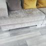 4 seater  sofa and free poufee Image 4