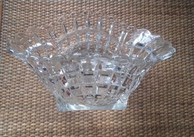 DISH - Large Heavy Vintage Glass