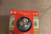 Light up Christmas glitter bouncy ball toy