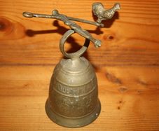 Vintage Brass Bell  Monastery Church Qui Me Tangit