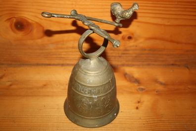 Vintage Brass Bell  Monastery Church Qui Me Tangit