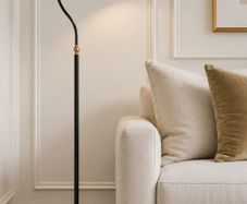 Matt Black Floor Lamp