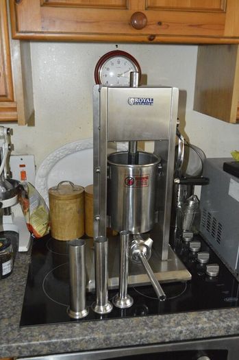 As New Stainless Steel Sausage Stuffer