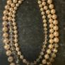 3 Strand Light Gold Pearl Necklace Image 5