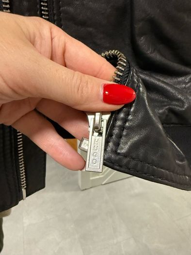 Brand new Hugo Boss leather jacket