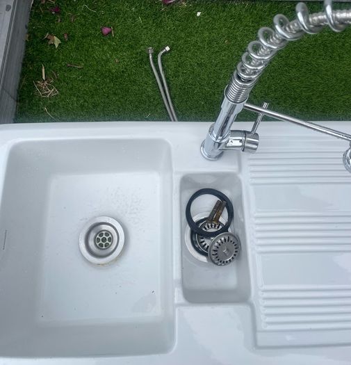 Rangemaster Belfast sink and drainer