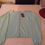 Girls BNWT green cardigan 13 yrs Image 3