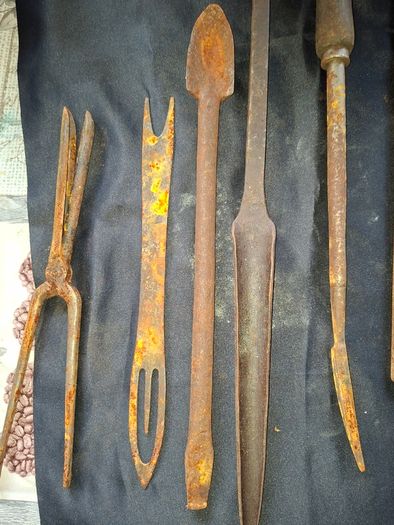Antique Forged made Wood Carving Tool and Metal Files etc, Postage available or Collection,