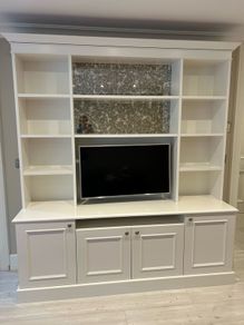 TV Cabinet with shelving and cupboards