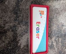 chalk eraser and chalk
