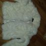 Cream Fake Fur Jacket Image 2