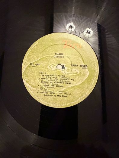 Clannad - Fuaim. Tara Records. 1982. Vinyl Album. with Lyric Inner.