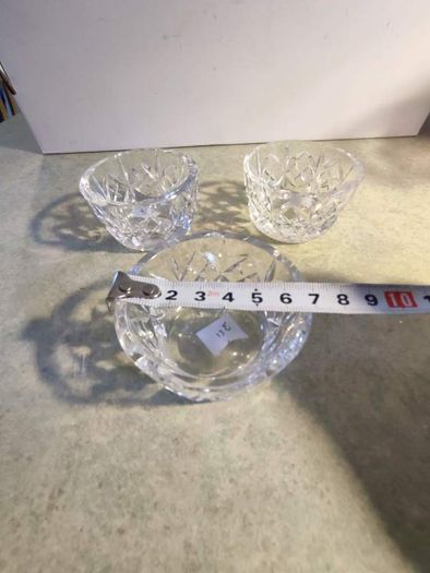 WATERFORD Crystal - Finger Bowl - 2 3/4" diameter  they at  10.00 euro each  or all 3 for  28.00 euro   No45 and  No.46  No47