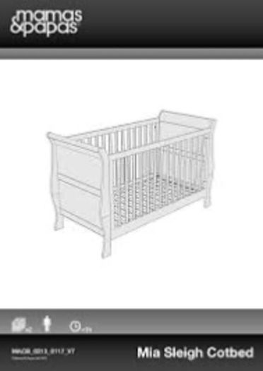 Mamas and papas cot bed