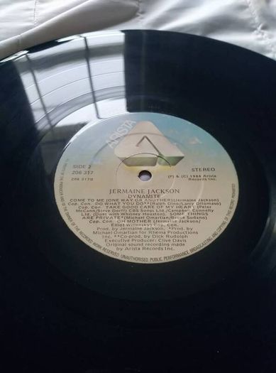 DYNAMITE vinyl LP Irish Pressing Jermaine Jackson