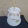 By post only homemade china rose cake stand Image 2