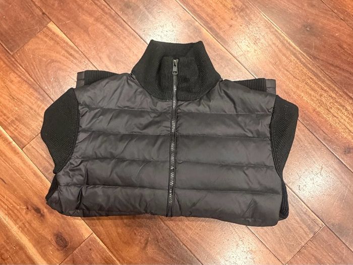 Padded Zip-Up Cardigan
