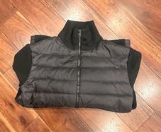 Padded Zip-Up Cardigan
