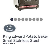 commercial baked potato oven only 6months old so like new as seen in pic whst paid for so looking for 1800 ono